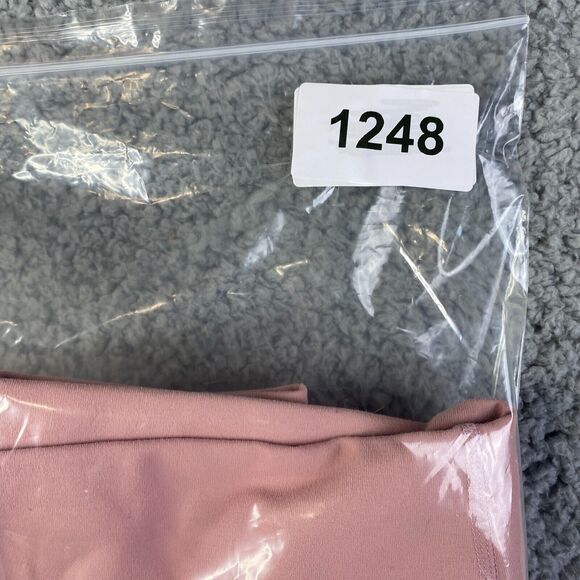 Fabletics Womens Leggings PowerBand Size M Pocket Pink  High Waist Pre-Owned - Picture 13 of 13